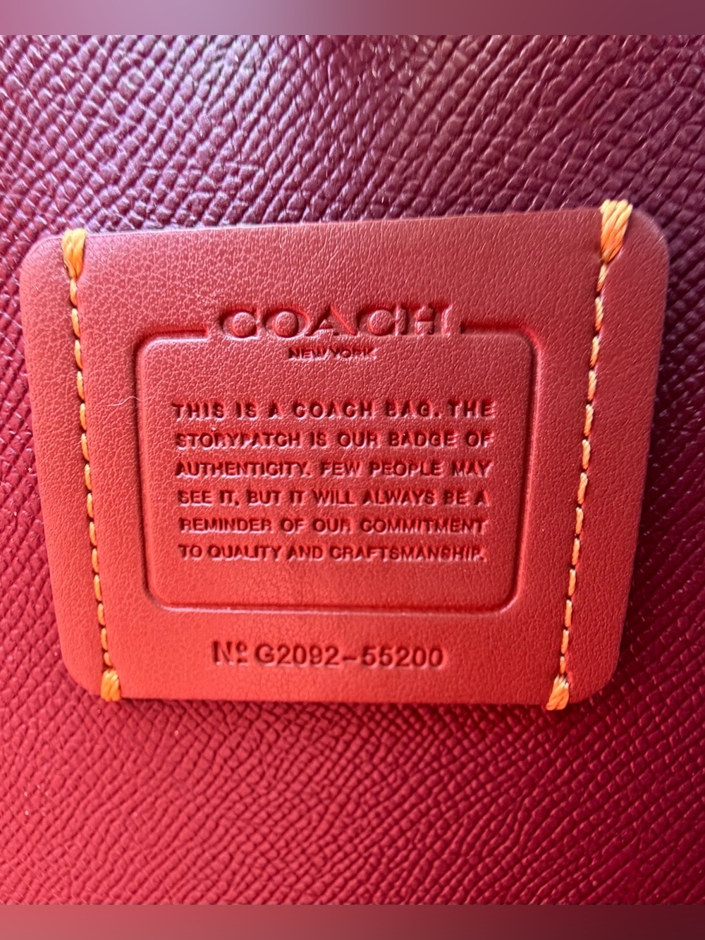 Coach Charlie Bucket Bag Tote Blue Pebble Leather Like New - Picture 8 of 17